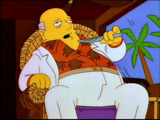 "Ahh, it's too hot today."