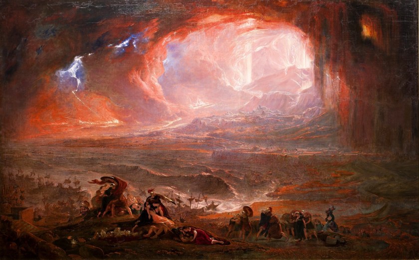 John Martin's 1822 painting "The Destruction of Pompeii and Herculaneum" may as well be a poster for "Fury Road."