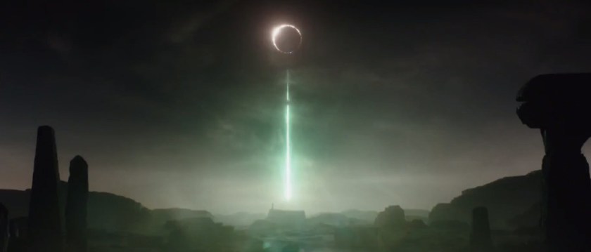 The Death Star tests its superlaser